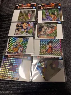 一番くじ ドラゴンボール BATTLE I賞　フレークプリズムステッカー　コンプ