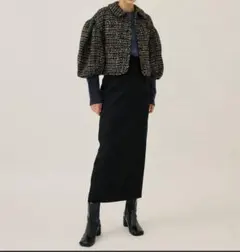 新品 未使用品 正規品 CLANE クラネ ハイウエストフレアスカート ベージュ 1 定価 25，920円 (あ13) セールVOLUME FLARE MAXI SKIRT（スカート）｜CLANE（クラネ）の