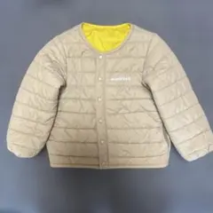 mont-bell Kid's 100 中綿コート ベージュ/イエロー