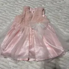 kid's zoo フリル付きドレス 70 ピンク