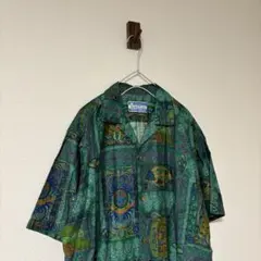 フラグスタフ FLAGSTUFF 鶴仙園コラボシャツ サボテン アロハシャツ