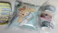 4点セット シナモロール クッションチャーム マスキングテープ3つ くら寿司
