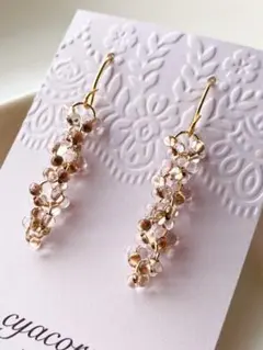 ファルファーレ　コパーライン　ニッケルフリーフックピアス