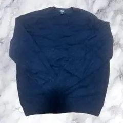 UNIQLO ダークブルー XL ニットセーター　ほぼ新品