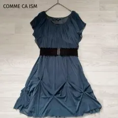 【COMME CA ISM】コムサイズム　パーティドレス　ワンピース　Lのサムネイル