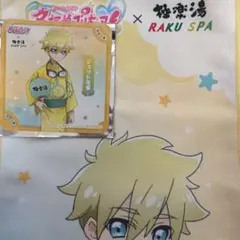 名探偵プリキュア ジェット先輩 マフラータオル コースター 2点 極楽湯