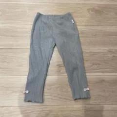 3can4 グレーリブレギンス 100cm