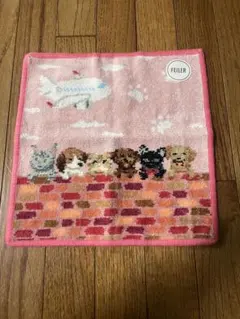 フェイラー　ハンカチ　飛行機　猫　犬　JAL ピーピングリトルスカイ