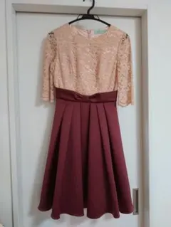 aimer anche レースドレス ピンク パーティー 結婚式