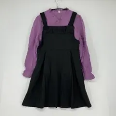 試着程度 リミフゥ ノースリーブ ワンピース ジャンパースカート セットアップ 試着程度 リミフゥ ノースリーブ ワンピース ジャンパースカート