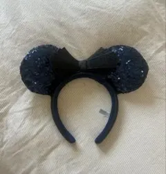 ネイビー ミニーカチューシャ