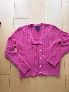 ラルフローレンのカーディガンM(8-10)