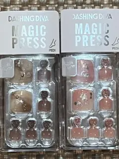 Dashing Diva Magic Press ペディキュア 2種セット
