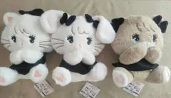 【新品タグ付3個】mikko BLACK RIBBON BIG ぬいぐるみ