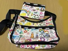 レスポ　ハワイ限定カラフルイラスト ショルダーバッグ