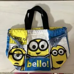 ミニオンお弁当箱巾着