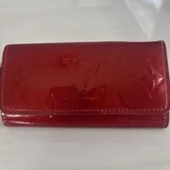 Louis Vuitton ヴェルニ　 レッド キーケース