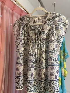 GAP 花柄 ブラウス Lサイズのサムネイル