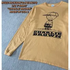 完売品BUZZ RICKSON'S CHARLIE BROWNロンT USA製のサムネイル