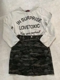 LOVETOXICトレーナー♡GUスカートset