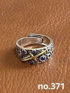 シルバー925 メキシカンジュエリーヴィンテージリングオープンリング 装飾リング