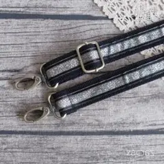 ショルダーストラップ*2.5cm幅*バラ刺繍