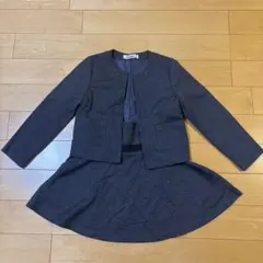 ファミリア セットアップ　ボレロジャケット　スカート　卒園 入学 受験