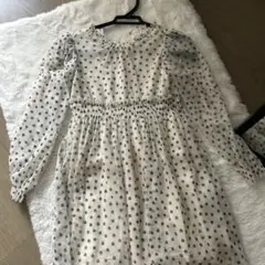 ZARA 花柄 長袖ワンピース 110cm