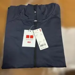 UNIQLO ドライEXフルジップパーカー メンズM ネイビー