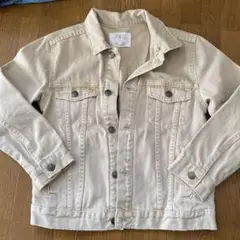 ザラ デニムジャケット Gジャン 130 ベージュ