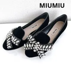 MIUMIU ミュウミュウ 厚底 ストラップ ハイヒール サンダル パンプス