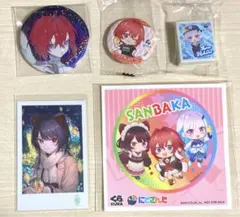 にじさんじ さんばか アンジュ リゼ 戌亥とこ 缶バッジ チェキ 他 5点セット