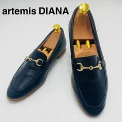 Artemis by DIANA　ビットローファー　ラウンドトゥ　23.5　黒