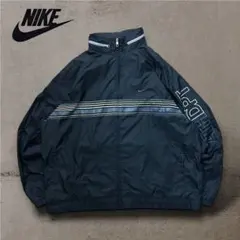 【ナイキ】パーカーナイロンジャケットATHDPTグランジアーカイブボロ黒白古着