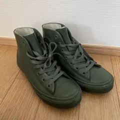 コンバース ハイカットスニーカー オリーブグリーン23.5 レインシューズ