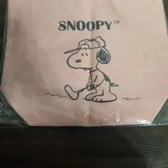 SNOOPY トートバッグ ピンク 未使用品　スヌーピー