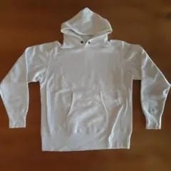 Champion リバースウィーブ パーカー 青タグ L ホワイト