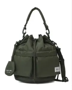 PORTER x HYKE オリーブ　ショルダーバッグ
