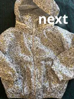 next 花柄フード付きジャケット　3years