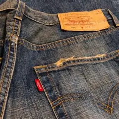 リーバイス 501 デニムパンツ ボタンフライ05年製 鬼フェード 30