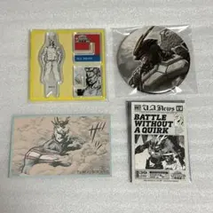 僕のヒーローアカデミア 原画展 オールマイト 缶バッジ Xフィギュア 特典