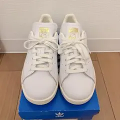 【極美品】adidas アディダス スタンスミスW ホワイト CG6820 本革