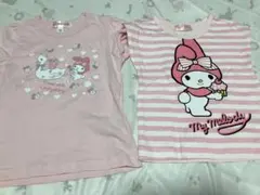 マイメロディ　新品　90cm Tシャツ　半袖　２着　ベビー　女の子　春服　夏服