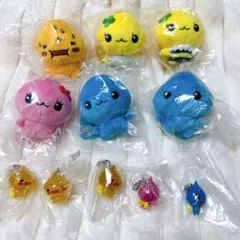 しずくちゃん　ぬいぐるみ　マスコット　めじるしアクセサリー　ストラップ