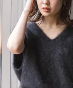 ファーニットVネックベスト②