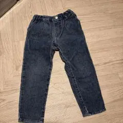 ダークブルー コットンパンツ 100%