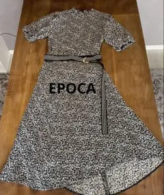 EPOCA ワンピース 38 フラワー ベルト付 美シルエット 上品のサムネイル