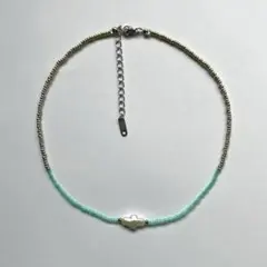 No.9 ビーズネックレス ハンドメイド