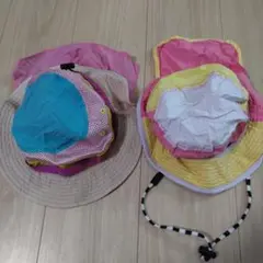 【54cm】子供　帽子　2個セット　日除け