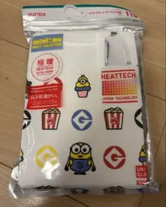 新品未開封　ユニクロ　極暖　エクストラウォームクルーネックT ミニオン　110